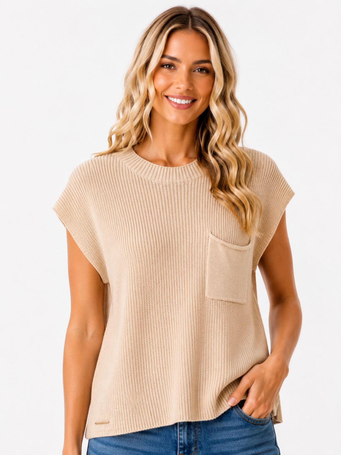 Tan Knit Sweater