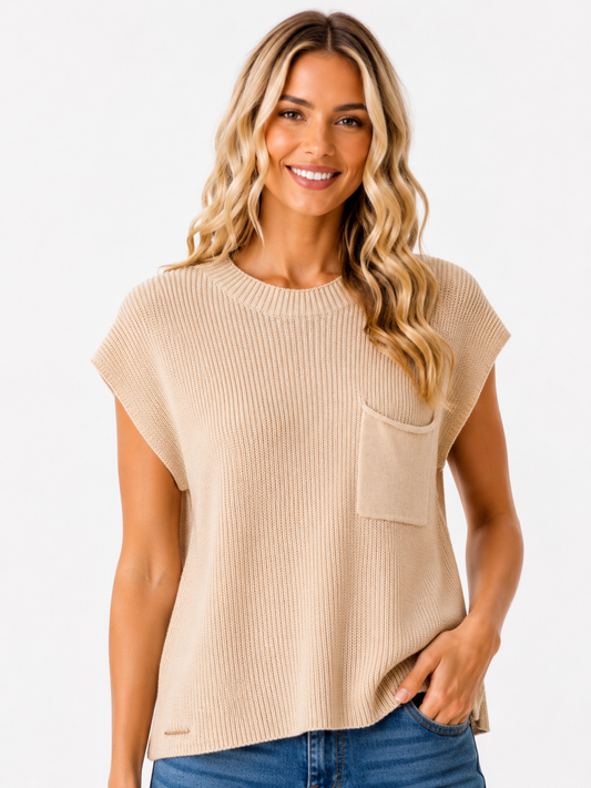 Tan Knit Sweater