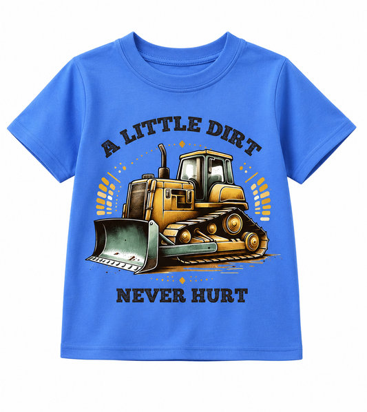 Kids A Little Dirt Never Hurt T-Shirt