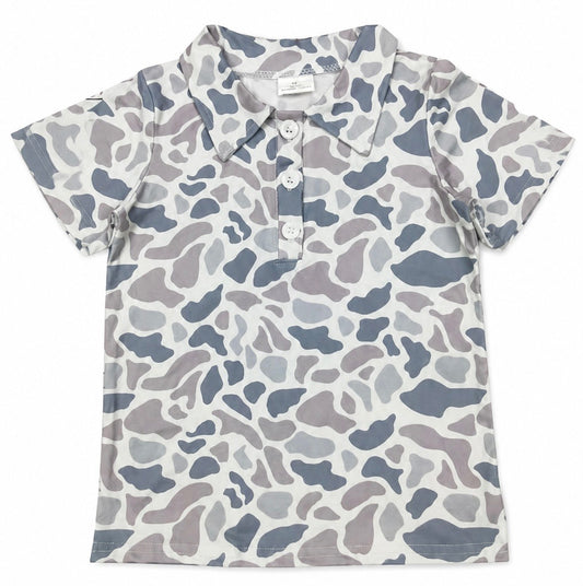 Kids Camo Polo