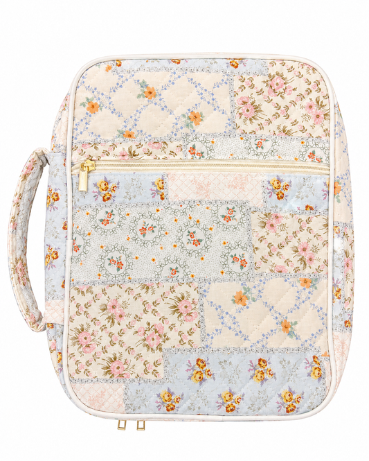 Vintage Floral Bible Case