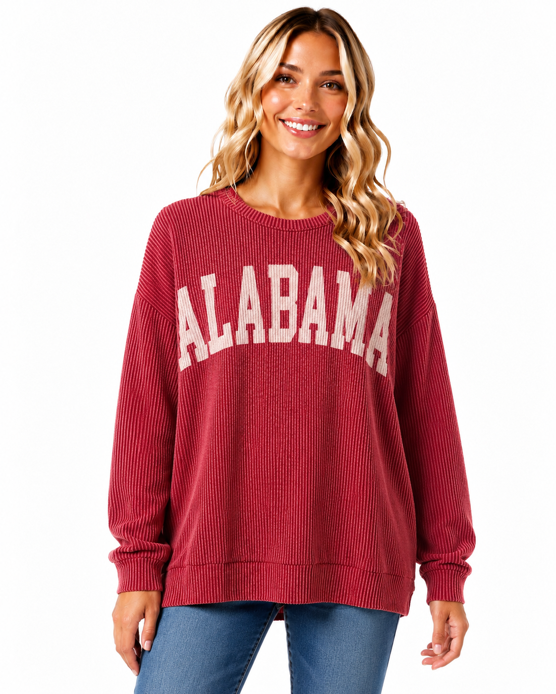 Ribbed Alabama Long-sleeve Top