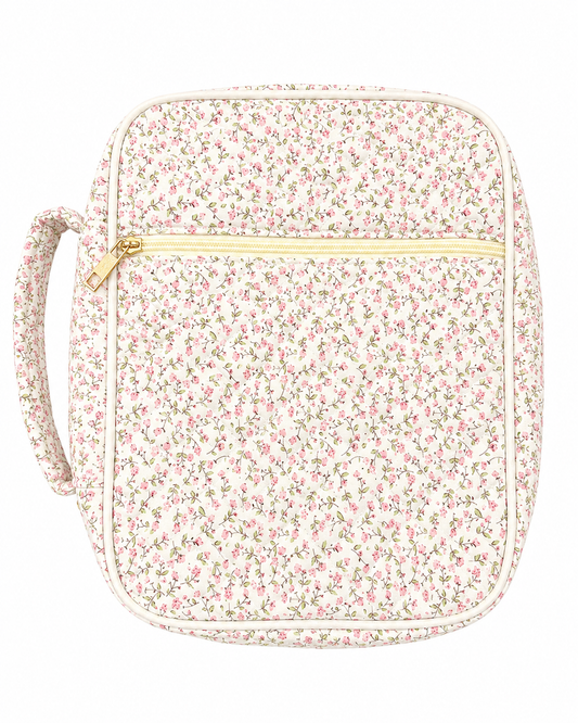 Pink & Green Floral Bible Case