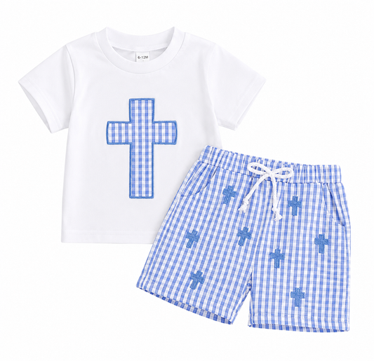 Kids Blue Cross Set