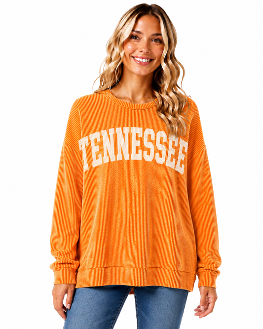 Ribbed Tennessee Long-Sleeve Top