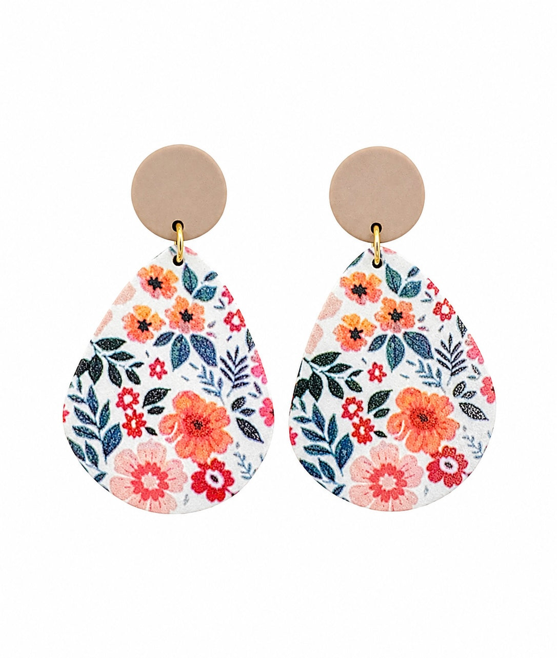 Teardrop Floral Earrings