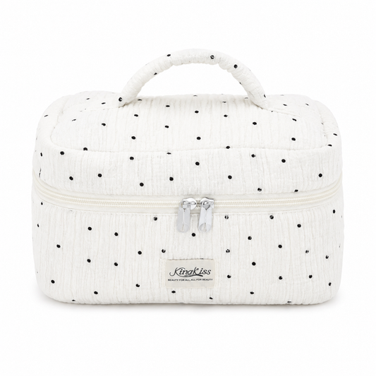 Polka Dot Cosmetic Bag