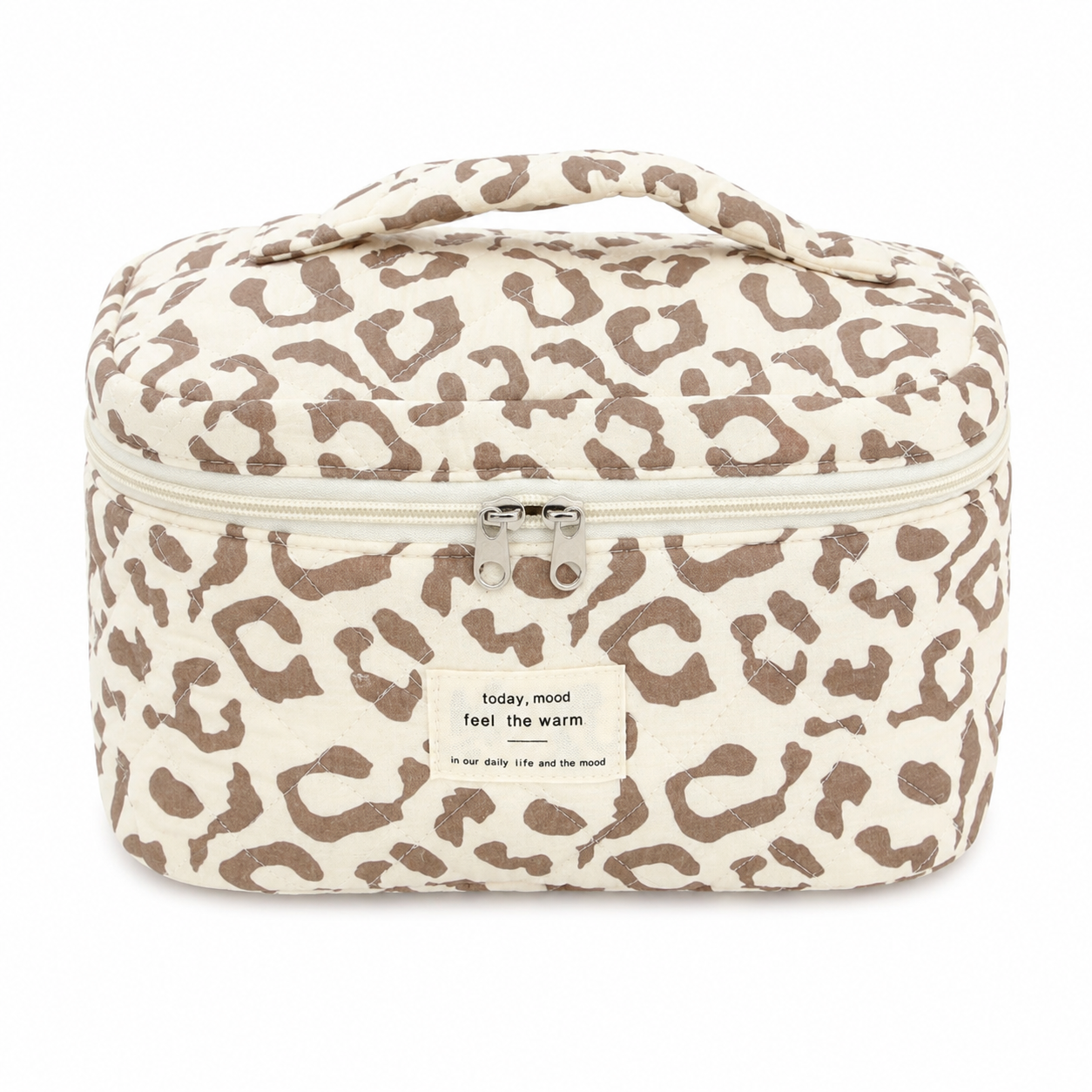 Cheetah Print Cosmetic Bag