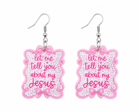 Let me tell you about my Jesus Earrings
