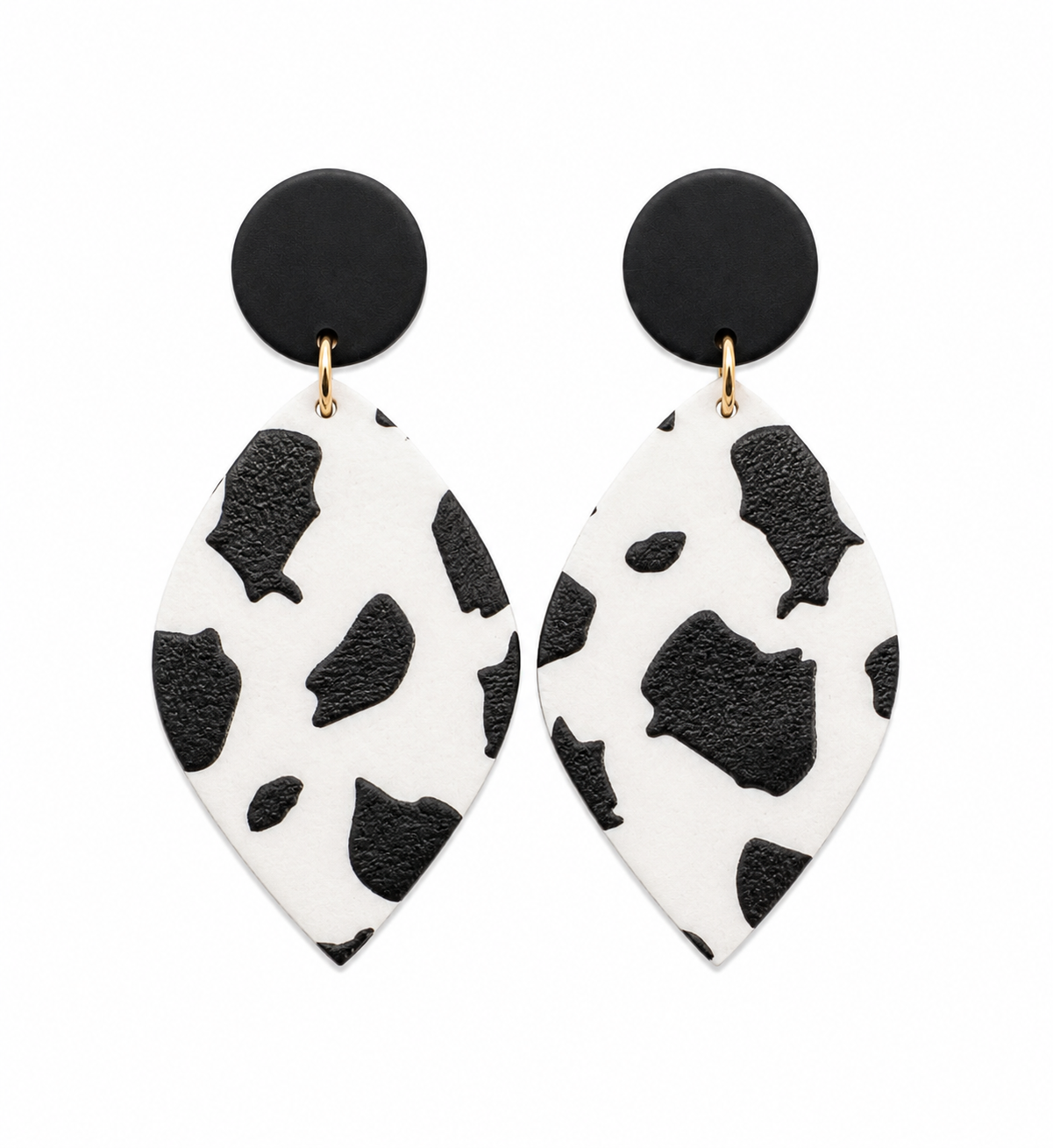 Cow Print Earrings