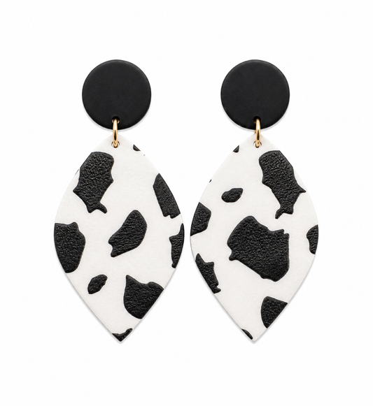 Cow Print Earrings