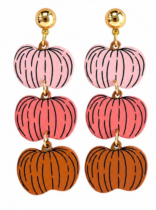 Colorful Pumpkin Earrings