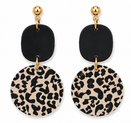 Cheetah Print Earrings