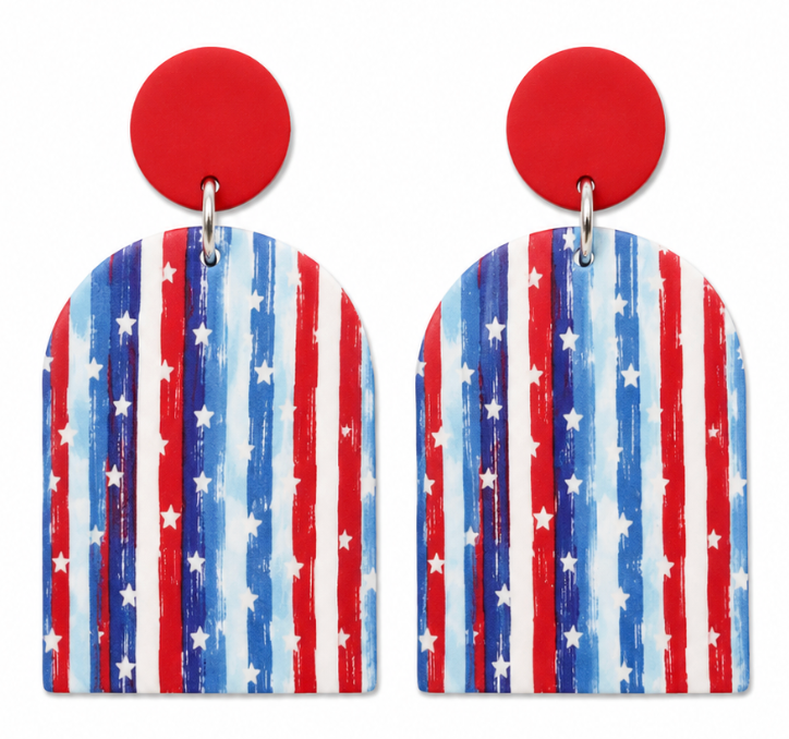 Graffiti Star Earrings